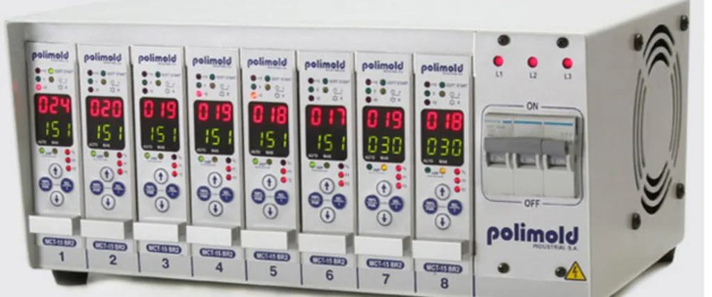 Controlador de temperatura para moldes de plástico